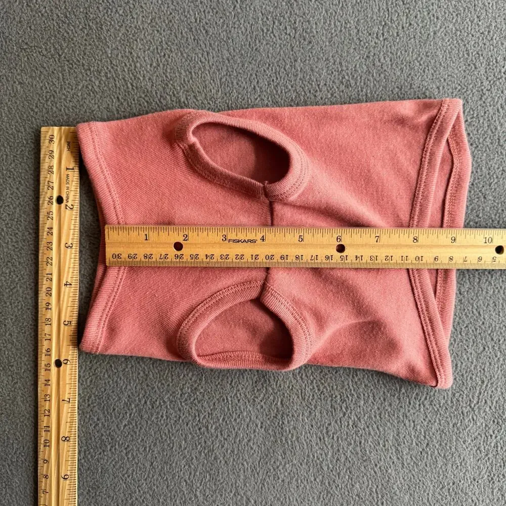 Dog Shirt‎ PNW Mountains Trees Lightweight M 11-23lbs Salmon Pink